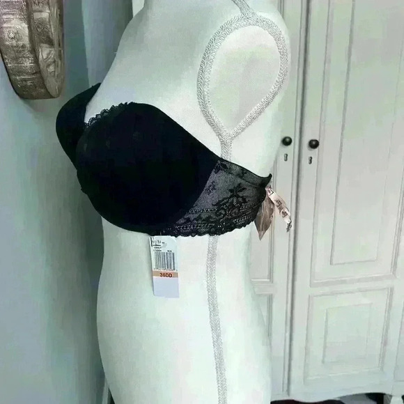 Celina NWT  black convertible strapless bra size 36DD - Picture 4 of 5
